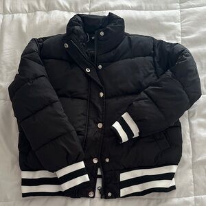 Fashion Nova Black and White Kids Jacket